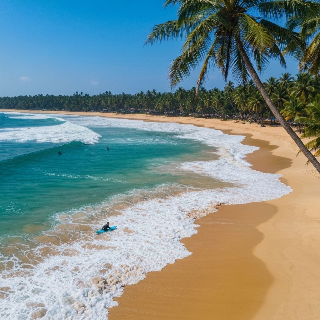 Ahangama surf break
